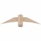 Ekena Millwork Bellingham Smooth Timber Gable Bracket, Douglas Fir, 48"W x 12"H x 3 1/2"D x 5 1/2"F, 6/12 Pitch GBW048X12X0406BEL00SDF - alternate 1